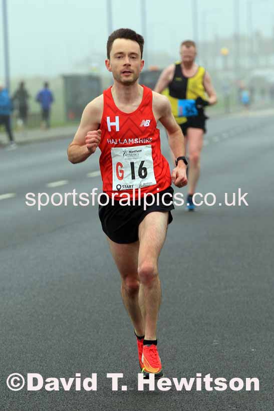 Senior mens 12 Stage 2023 Northern Mens 12 stage and Womens 6 Stage Relays and Young Athletes, Redcar. Photo: David T. Hewitson/Sports for All Pics